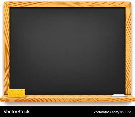 School blackboard background Royalty Free Vector Image