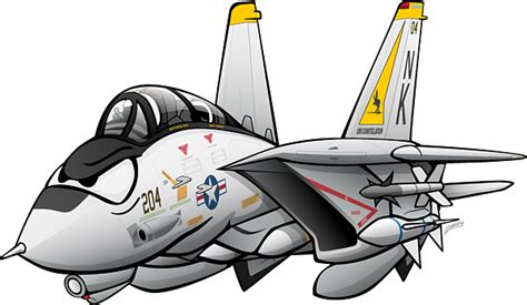 F-14 Tomcat Military Fighter Jet Aircraft Cartoon Jigsaw Puzzle by Jeff ...