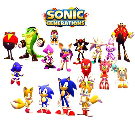 Sonic Generations Characters by 9029561 on DeviantArt