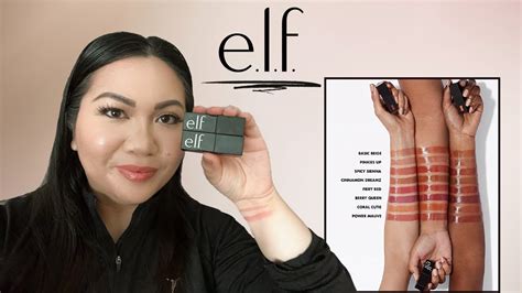 e.l.f. Glossy Lip Stain Pinkie's Up & Power Mauve Wear Test and Review ...