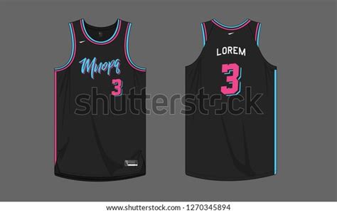 Basketball Jersey Template Stock Vector (Royalty Free) 1270345894 ...