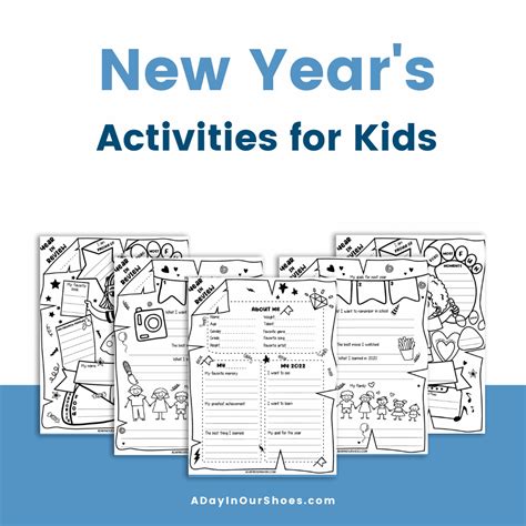 Fun + Free New Year's Resolution Activity for Kids | Printable