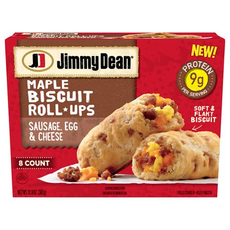 Save on Jimmy Dean Maple Biscuit Roll Ups Sausage Egg Cheese - 8 ct ...