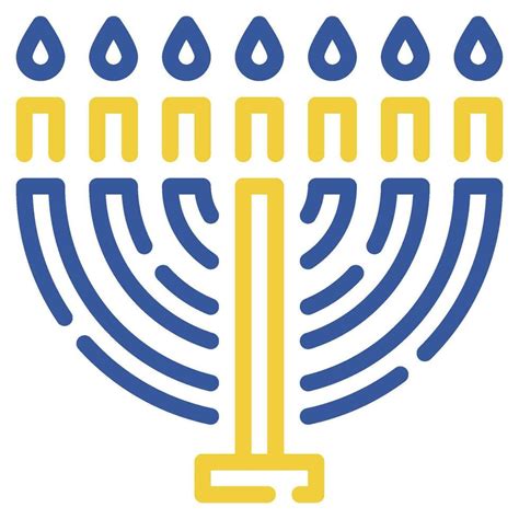 Hanukkiah Illustration Icons For web, app, infographic, etc 35376430 ...