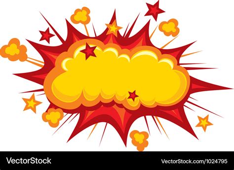 Cartoon - boom Royalty Free Vector Image - VectorStock