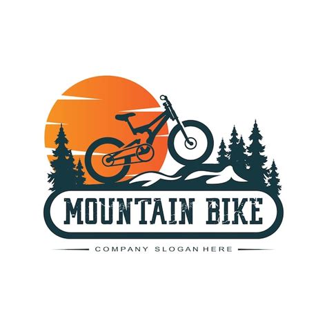 Bike logo icon vector vehículo para carreras deportivas casual downhill ...