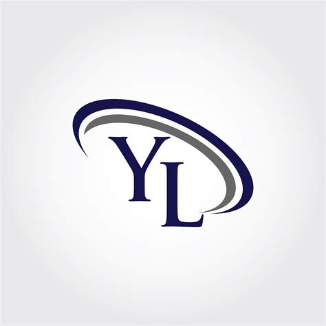 Monogram YL Logo Design By Vectorseller | TheHungryJPEG