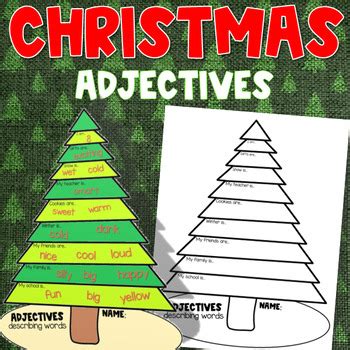 Christmas Adjectives by Coyle's Collaborative Classroom | TpT