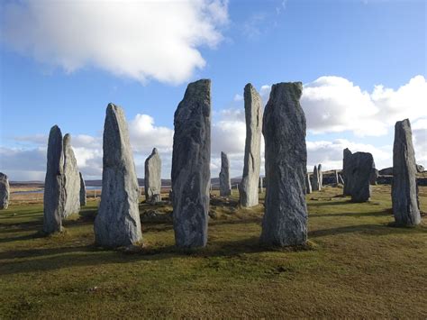 Calanais Standing Stones & Visitor Centre on Isle of Lewis Scotland