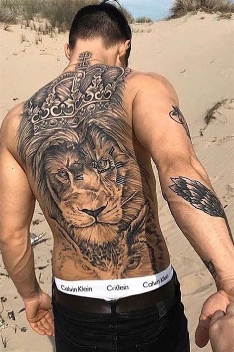 Pin on Lion Tattoo for Men