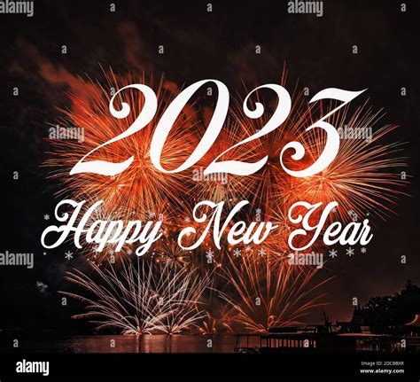 Happy new year 2023 with fireworks background. Celebration New Year ...