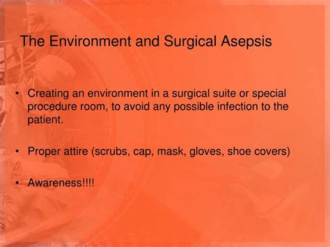 Examples of surgical asepsis - ladegsmall