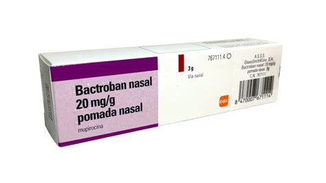 Bactroban Nasal 20 Mg/G Pomada Nasal 1 Tubo 3 G - Farmacéuticos