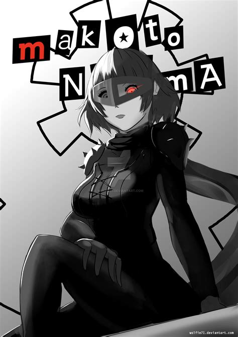 Makoto Nijima - Persona 5 by Wolfie71 on DeviantArt