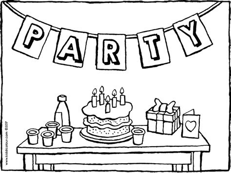 Birthday Party Drawing at GetDrawings | Free download