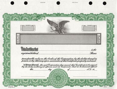 Corporate Bond Certificate Template - Sampletemplate.my.id