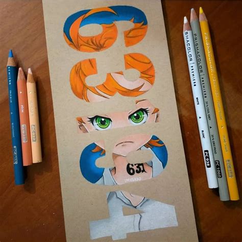 The Promised Neverland | Emma 63194 | Traditional Art | Skizzen, Anime ...