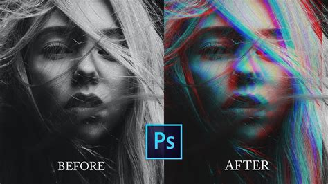 Glitch Effect In Photoshop In Just 2 Minutes. - YouTube