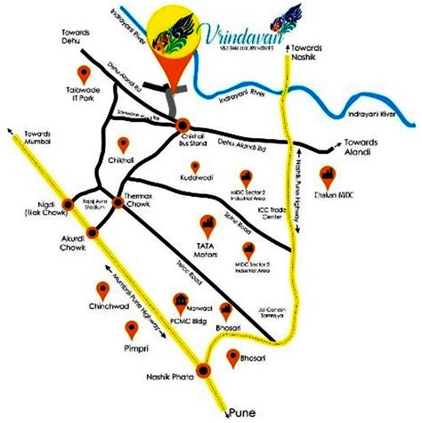 Mathura Vrindavan Map