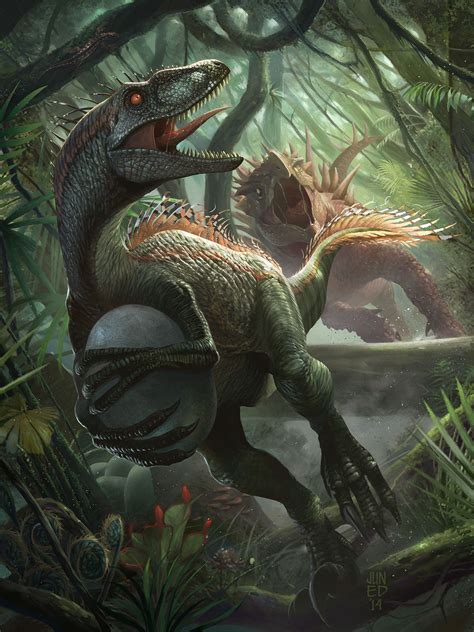 ArtStation - Thief Raptor, Junaidi Lim Prehistoric Wildlife ...