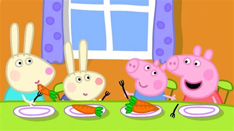 Dinner At Rebecca Rabbit's House 🥕 | Peppa Pig Official Full Episodes ...