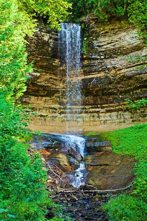 Munising Falls in Upper Peninsula-Michigan Photograph by Ruth Hager ...