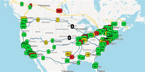 Maps Mania: The Live Amtrak Train Map