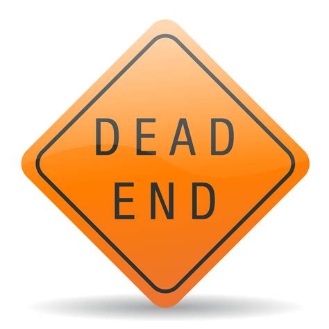 Clipart - Dead end sign