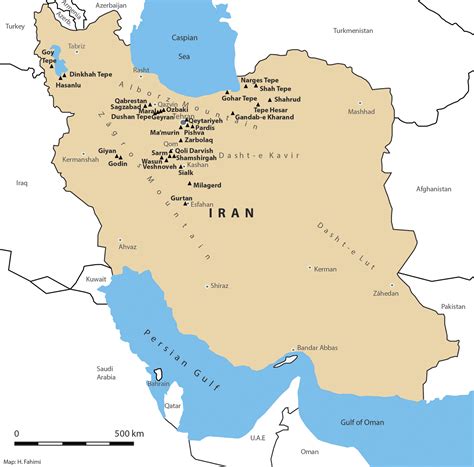 Iranian Plateau Map