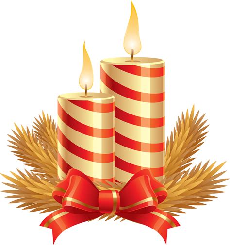 Download Christmas Candle's PNG Image for Free