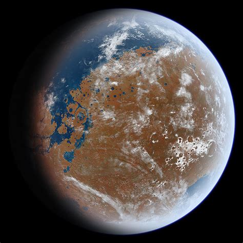 Ancient Mars Had Liquid Lakes