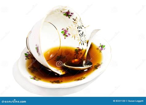 Spilled Coffee/Tea Stock Photo - Image: 8331120