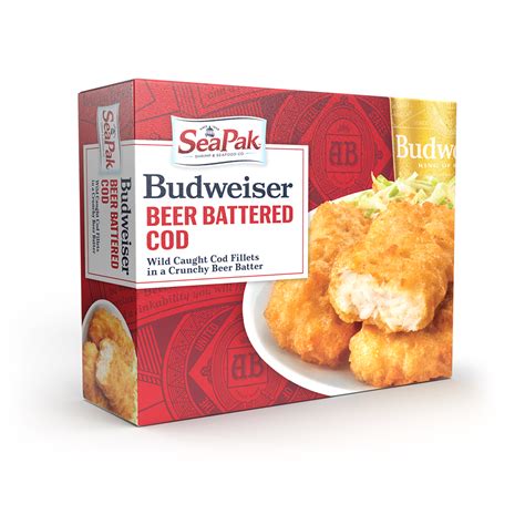 Budweiser Beer Battered Cod | SeaPak Shrimp & Seafood