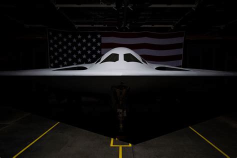 B-21 Raider strategic stealth bomber makes its public debut