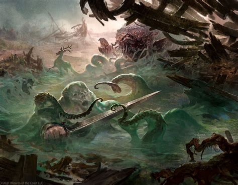 Sludge Monster MtG Art from Innistrad: Midnight Hunt Set by Svetlin ...