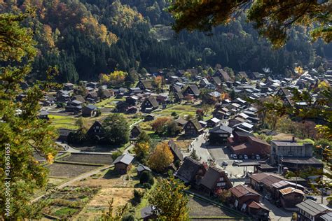 Village of Shirakawago in Japan Stock Photo | Adobe Stock