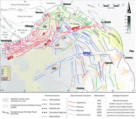 New morpho-structural map of the Ligurian Sea and adjacent areas ...