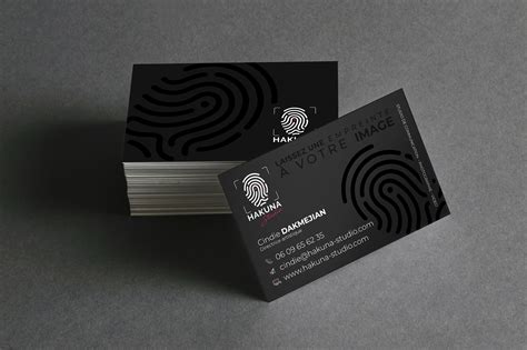 Carte de visite et création graphique à Lyon - Hakuna Studio