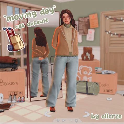 CAS Default : Moving Day by ellcrze | Patreon | Sims 4 cas background ...