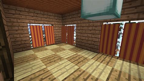 Another use for Banners: as curtains! : Minecraft