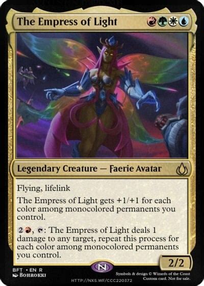 The Empress of Light + Prismatic Lacewing : r/custommagic