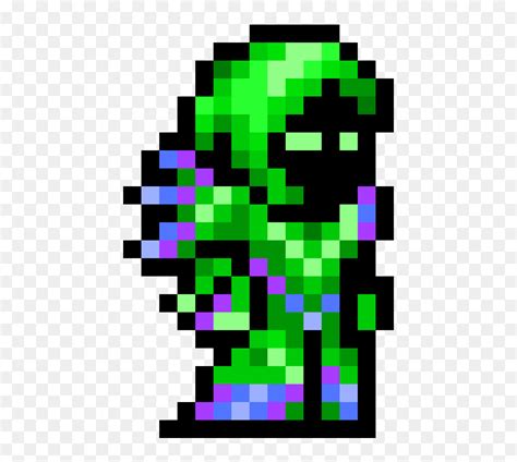 Spectre Armor Chlorophyte Armor - Terraria Pixel Art Armor, HD Png ...