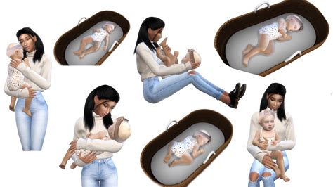 Little one posepack. | Sims baby, Sims 4 toddler, Sims 4 pets