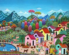 Village in Bloom by Auramar (Aura Marina Pineda) of El Salvador South ...