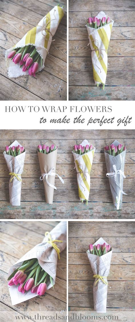 How to Wrap Flowers - Creative Ideas & Step by Step Guide - Threads ...