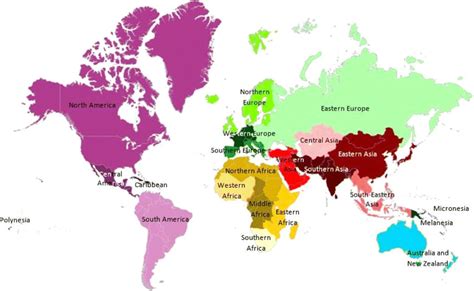 Un 10 Regions Map