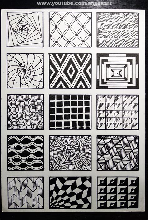 Cool To Draw Zentangle Patterns