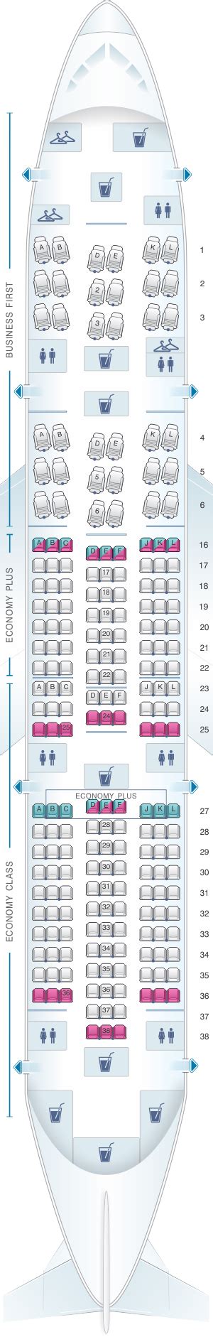 Seat Map United Airlines Boeing B787-8 Dreamliner | SeatMaestro