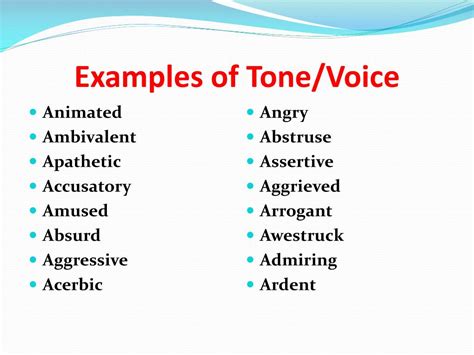 Tone Poem Examples