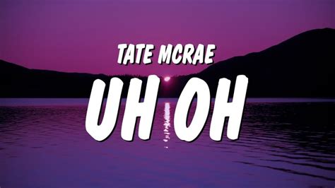 Tate McRae – Uh Oh (Visualizer) Lyrics + Mp3 Download